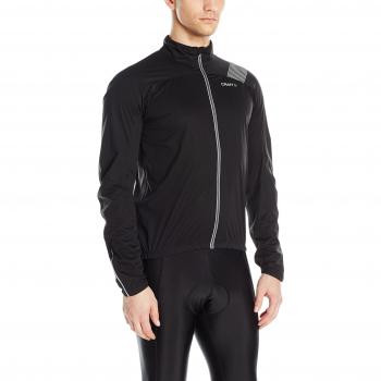 Craft Hombre Verve Rain Jacket M Lluvia Chaqueta, Hombre, Color Negro, tamaño Large