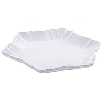 Centro de Mesa Terracota Elegante y Duradero Adda Home 45x45x4 Cm - Blanco