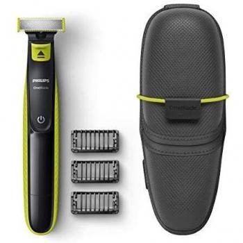 Philips OneBlade QP2520/65 - Recortador de Barba con 3 peines y funda de viaje