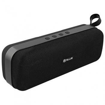 Altavoz Bluetooth Portátil Tellur Loop 10W, Estéreo, Manos Libres, Radio FM, BT 5.0, USB y MicroSD (Negro)