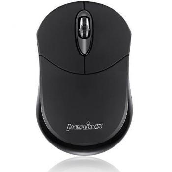 Ratón Bluetooth Perixx PERIMICE-802 Óptico Inalámbrico Negro Mate 3 Botones 1000 dpi