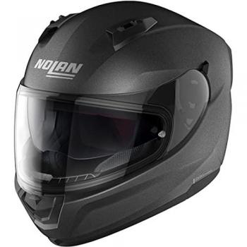 Nolan Casco Integral N60-6 Special Grafito-Black con sistema de ventilación, visera anti-rayaduras, interior desmontable y lavable, homologación ECE 22.05, diseño aerodinámico y cierre de