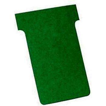 Nobo Fichas T Índice Verde 100 piezas