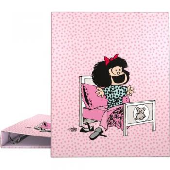 CARPETA ANILLAS A4 FORRADA 4D 25 MAFALDA 24 MORNING