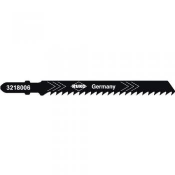 Ruko 3218006 Pack de 5 Sierras de calar HCS Acero 100 mm
