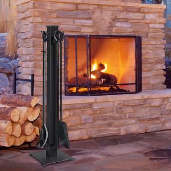 5-Piece Fireplace Iron Tool Set