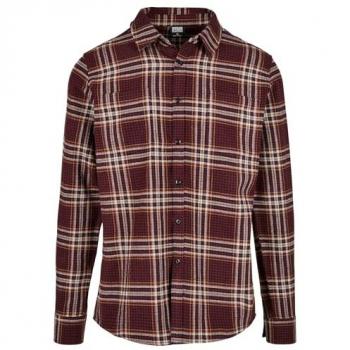 Urban Classics Checked Campus Long Sleeve Sweatshirt