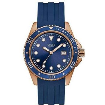 Guess Men's Analogue Quartz Watch with Rubber Strap W1109G3