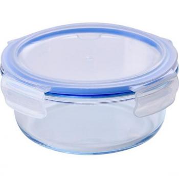 Contenedor Hermético Redondo de Vidrio Borosilicato 620ml - Casa Benetton