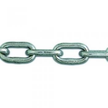 Chapuis LVBS4 Cadena soldada de eslabón corto - Acero galvanizado - 75 kg - Diámetro 3,5 mm - Largo 2,5 m
