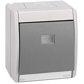 Simon 4490201-035 - Conmutador Gris 10Ax 250V Ip55