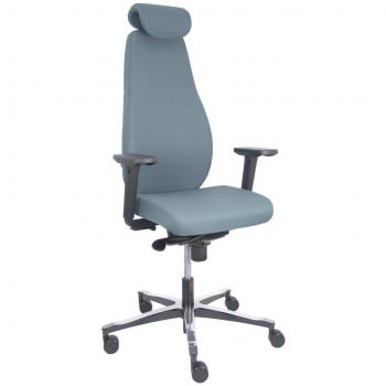 Silla de Oficina Ergonómica con Reposacabezas y Reposabrazos 3D