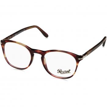 Persol 0PO3007V, Monturas de Gafas para Hombre, Brown Violet Tortoise, 50