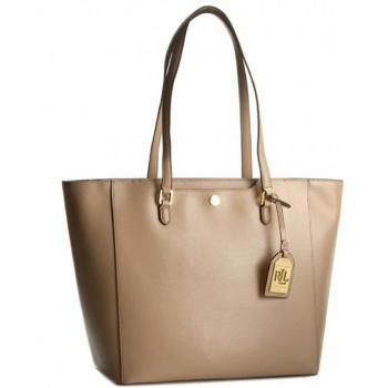 Ralph Lauren - Bolso al hombro de Piel para mujer beige beige