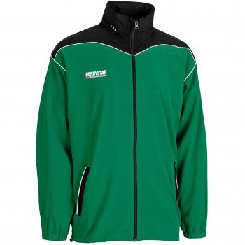 Derby Star Niños Chaqueta de presentación de Brillant, Todo el año, Infantil, Color Verde - Verde, tamaño 10 años