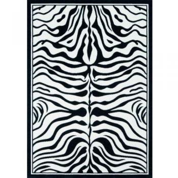 Chic'Orange Alfombra Cosmo Blanco / Negro 160 x 230 cm