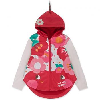 Gabardina de niña Tuc Tuc estampada con capucha y chaqueta Besties