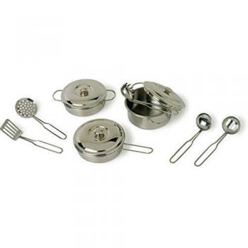 Batería de Cocina Profesional para Niños Small Foot - Set de 11 Piezas en Metal