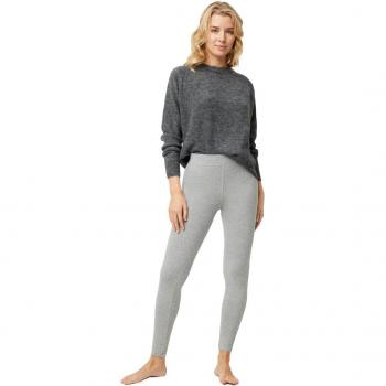 Leggin de mujer pitillo de algodón en tejido Cotton Nature - gris