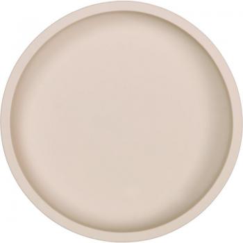 Tryco Round Silicone Plate - Sand Color