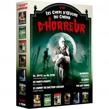 Les chefs-d'oeuvre du cinéma d'horreur : Dr. Jekyll and Mr. Hyde + Les morts-vivants + Le cabinet du docteur Caligari + Nosferatu + Le Golem + The Lost World [Francia] [DVD]