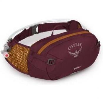 Mochila de montaña Osprey Seral 4L Rosa con riñonera de hidratación