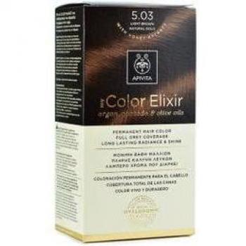 Apivita My Color Elixir Permanent Hair Color 5.03 Natural Gold Brown Light