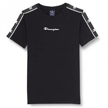Camiseta Champion Legacy Tee Negra 122/128 para Niños