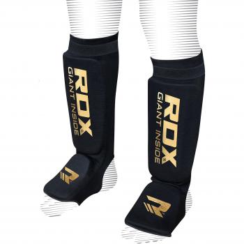 RDX HYP-SIB Espinilleras, Hombre, Negro, XL
