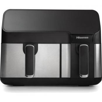 Freidora de Aire Doble Independiente Hisense HAF2900D 1700W 8.6L Negra