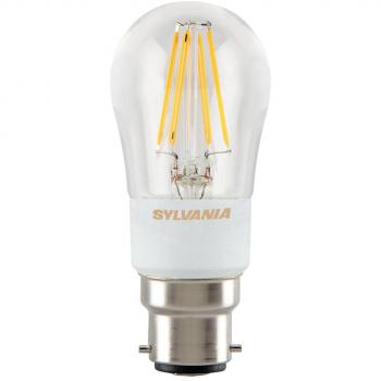 Sylvania 0027249 Toledo retro luz lámpara de LED con forma de bola, de cristal, casa regulable, B22, 4,5 W