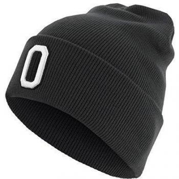 MasterDis Unisex Letter Cuff Knit Beanie O - One Size