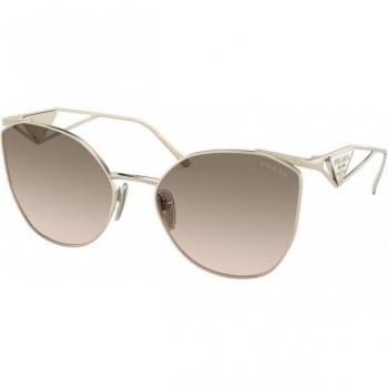 Prada PR 50ZS Asian Fit ZVN3D0 Women’s Sunglasses Gold Size 59