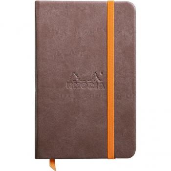 Cuaderno Rhodiarama 118623C - Liso - Marrón Chocolate 9x14