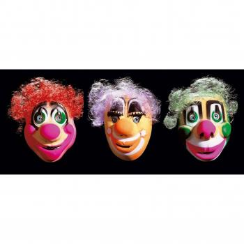 Sanromá - Caretas de payaso con pelo surtido