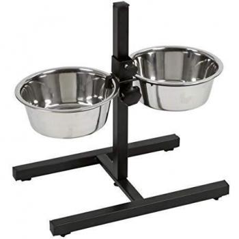Kerbl Soporte Incl. 2 comederos de 1800 ml