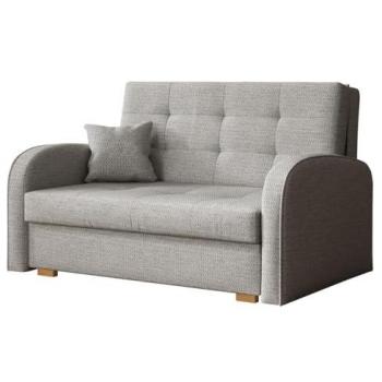 Sofá-cama Columbus 115 con Caja de Ropa de Cama, Muebles Ya Montados, Dimensiones 133 x 85 x 98 cm