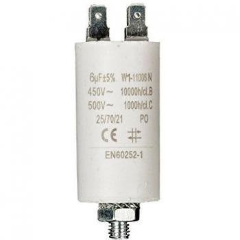 Fixapart - Condensador 6.0Uf / 450 V + Tierra