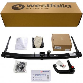 Enganche de remolque desmontable Westfalia 305423900113 para Audi Q3 (09/2011-06/2018) con kit de cableado específico de 13 pines