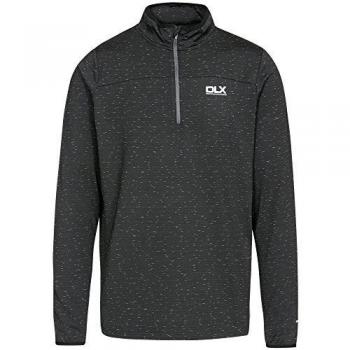 Trespass Mens Wilks Half Zip Fitness Running Work out Long Sleeve Top