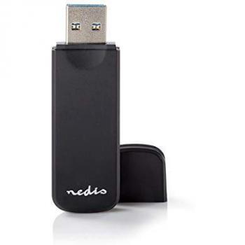NEDIS Lector de Tarjetas Lector de Tarjetas | Tarjeta múltiple | USB 3.0 | 5 Gbps Negro