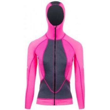 Beuchat - Chaqueta de neopreno de snorkel para mujer Neo Bust Beuchat Atoll Rosa (S)