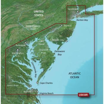 Garmin BlueChart g2 Vision HD VUS038R - New York to Chesapeake - MicroSD/SD