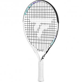Raqueta de tenis Tecnifibre Tempo 19 blanco infantil, ligera, diseño ergonómico, tamaño adecuado para niños, ideal para principiantes y jugadores en desarrollo