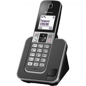 Teléfono Fijo Inalámbrico Panasonic KX-TGD310FRG con Pantalla LCD, Identificación de Llamadas y Modo Manos Libres