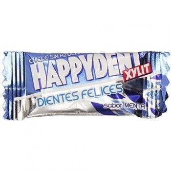 Happydent Menta, Chicle Libre de Azúcar - Pack de 200 Unidades
