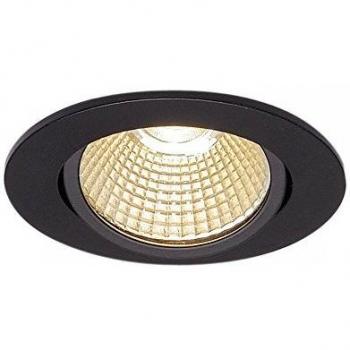 Empotrable LED Redondo de Techo SLV New Tria 68 Fase 114380 Negro 3000K