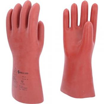 Guante Protector de Electricista KS Tools con Protección Mecánica, Talla 12, Clase 2, Rojo