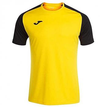 Joma Academy IV Short Sleeve T-Shirt Yellow Black