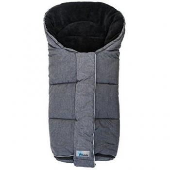 Saco Cubrepiés de Invierno Altabebe para Carro de Bebé y Silla de Paseo Gris-Negro